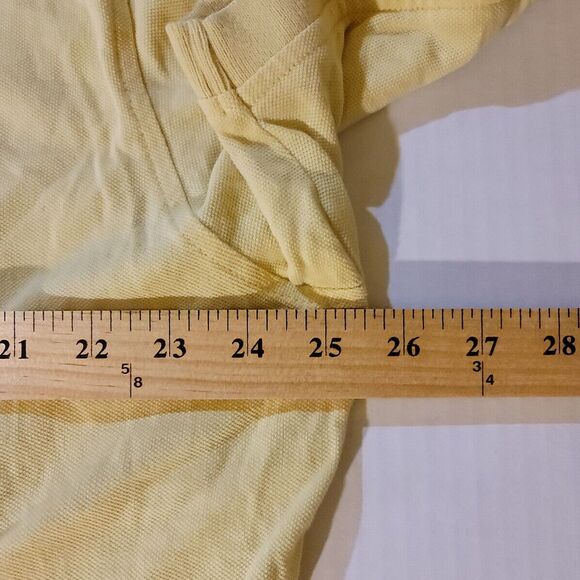 Men's IZOD Heritage Polo Shirt XXL Regular Fit 100% cotton Golf Shirt Yellow - Picture 10 of 12